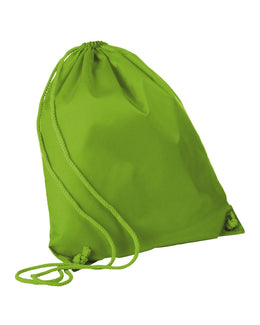 Liberty Bags Large Drawstring Backpack 8882 | Lime Green - Front