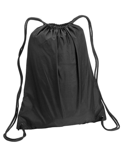Liberty Bags Large Drawstring Backpack 8882 | Black - Front