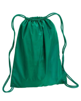 Liberty Bags Large Drawstring Backpack 8882 | Kelly Green - Front