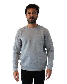 Next Level Apparel Unisex Malibu Pullover Sweatshirt 9002NL | Heather Gray - Front