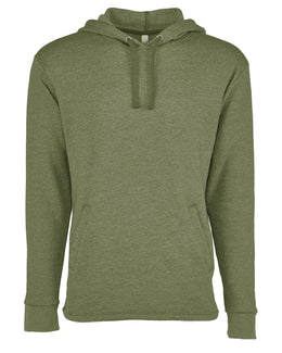 Next Level Unisex PCH Pullover Hoodie 9300 | Hthr Militry Grn - Front