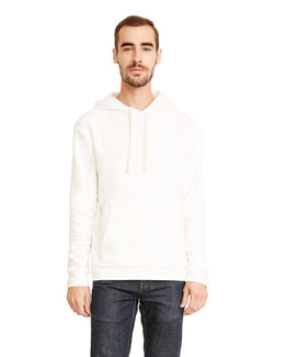 Next Level Apparel Unisex Santa Cruz Pullover Hooded Sweatshirt 9303 | White - Front