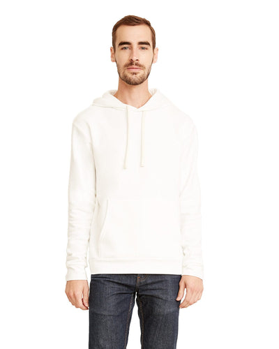 Next Level Apparel Unisex Santa Cruz Pullover Hooded Sweatshirt 9303 | White - Front