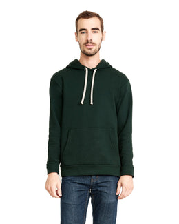 Next Level Apparel Unisex Santa Cruz Pullover Hooded Sweatshirt 9303 | Forest Green - Front