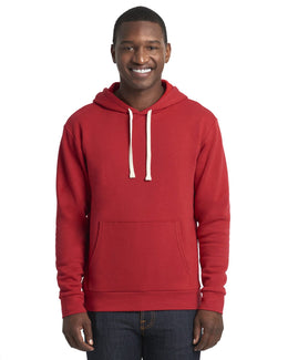 Next Level Apparel Unisex Santa Cruz Pullover Hooded Sweatshirt 9303 | Red - Front