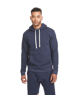 Next Level Apparel Unisex Santa Cruz Pullover Hooded Sweatshirt 9303 | Midnight Navy - Front
