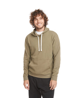 Next Level Apparel Unisex Santa Cruz Pullover Hooded Sweatshirt 9303 | Military Green - Front