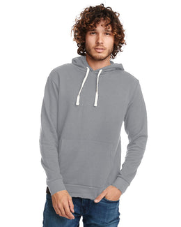 Next Level Apparel Unisex Santa Cruz Pullover Hooded Sweatshirt 9303 | Lead Gray - Front