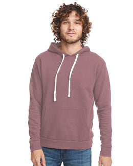 Next Level Apparel Unisex Santa Cruz Pullover Hooded Sweatshirt 9303 | Mauve - Front
