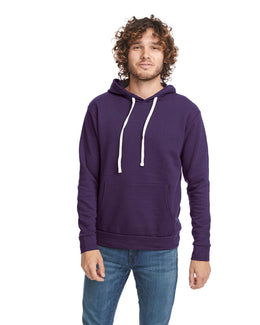 Next Level Apparel Unisex Santa Cruz Pullover Hooded Sweatshirt 9303 | Galaxy Purple - Front