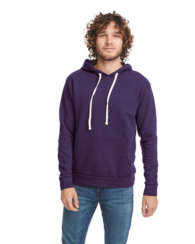 Next Level Apparel Unisex Santa Cruz Pullover Hooded Sweatshirt 9303 | Galaxy Purple - Front