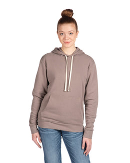 Next Level Apparel Unisex Santa Cruz Pullover Hooded Sweatshirt 9303 | Shitake - Front