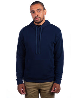 Next Level Apparel Adult Sueded French Terry Pullover Sweatshirt 9304 | Midnight Navy - Front