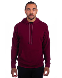 Next Level Apparel Adult Sueded French Terry Pullover Sweatshirt 9304 | Maroon - Front