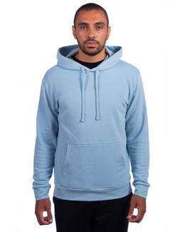 Next Level Apparel Adult Sueded French Terry Pullover Sweatshirt 9304 | Stonewash Denim - Front