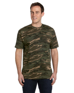 Anvil Camouflage T-Shirt 939 | Camouflage Green - Front
