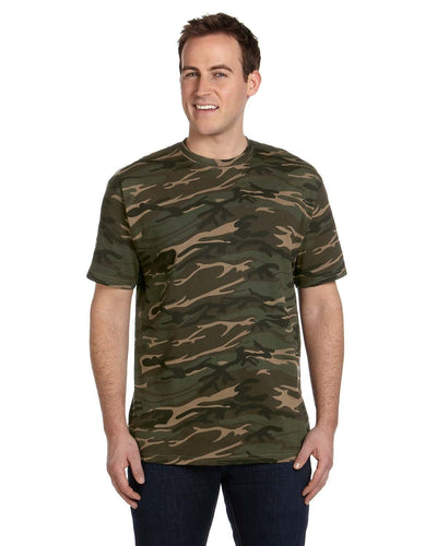 Anvil Camouflage T-Shirt 939 | Camouflage Green - Front