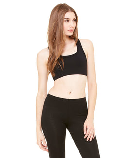 Bella+Canvas Ladies Sports Bra 970 | Black - Front
