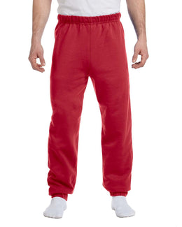 Jerzees 50/50 Fleece Sweatpants 973 | True Red - Front