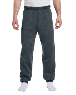 Jerzees 50/50 Fleece Sweatpants 973 | Black Heather - Front