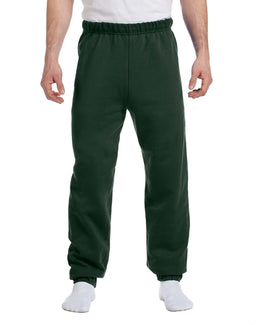 Jerzees 50/50 Fleece Sweatpants 973 | Forest Green - Front