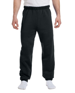 Jerzees 50/50 Fleece Sweatpants 973 | Black - Front