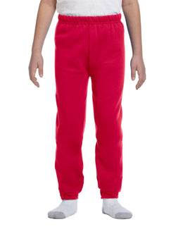 Jerzees Youth Lightweight Fleece Sweatpants 973B | True Red - Front