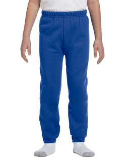 Jerzees Youth Lightweight Fleece Sweatpants 973B | Royal - Front