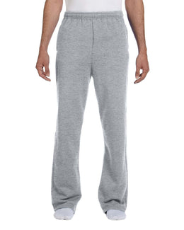 Jerzees Open Bottom Fleece Sweatpants 974MP | Oxford - Front