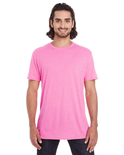 Anvil Fashion Fit T-Shirt 980 | Heather Hot Pink - Front