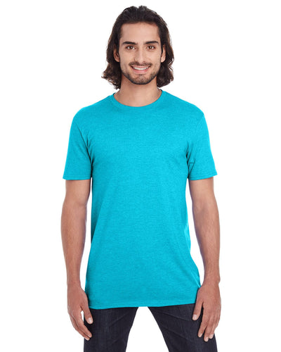 Anvil Fashion Fit T-Shirt 980 | Pool Blue - Front