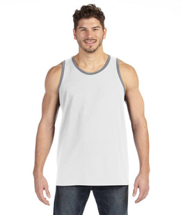 Anvil Lightweight Tank 986 | White/ Hther Gry - Front