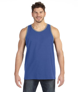 Anvil Lightweight Tank 986 | Hth Blue/ Ht Gry - Front
