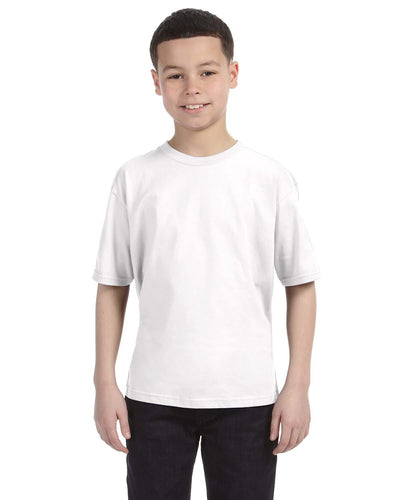 Anvil Youth Fashion Fit T-Shirt 990B | White - Front