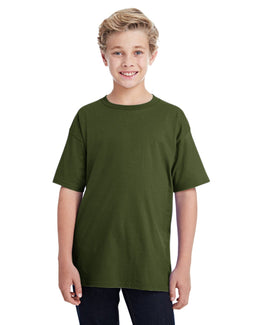 Anvil Youth Fashion Fit T-Shirt 990B | City Green - Front