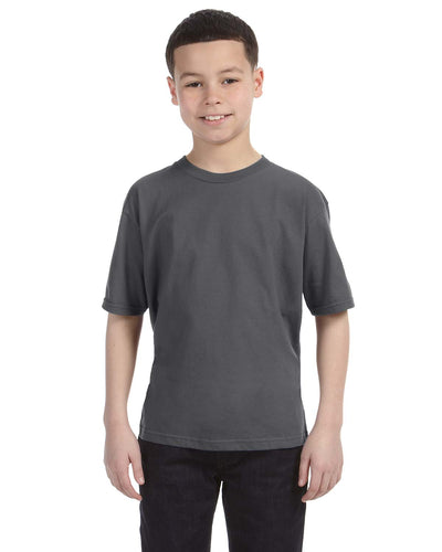 Anvil Youth Fashion Fit T-Shirt 990B | Charcoal - Front