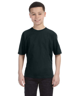 Anvil Youth Fashion Fit T-Shirt 990B | Black - Front