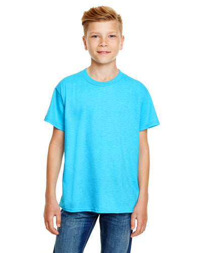 Anvil Youth Fashion Fit T-Shirt 990B | Caribbean Blue - Front