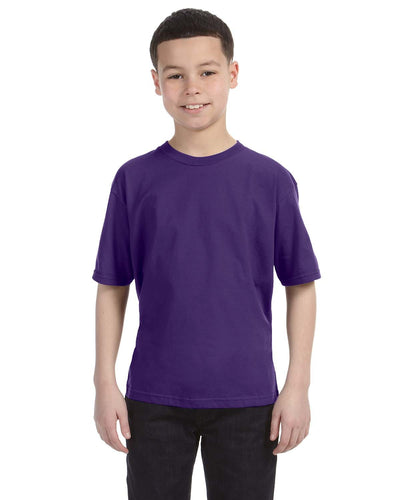 Anvil Youth Fashion Fit T-Shirt 990B | Purple - Front
