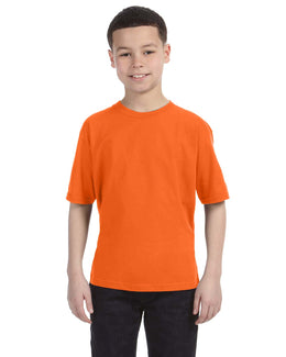 Anvil Youth Fashion Fit T-Shirt 990B | Neon Orange - Front