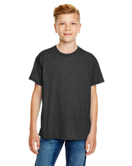 Anvil Youth Fashion Fit T-Shirt 990B | Heather Dark Gry - Front