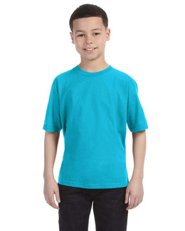 Anvil Youth Fashion Fit T-Shirt 990B | Pool Blue - Front