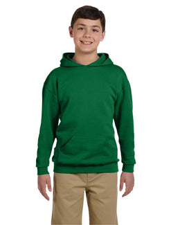 Jerzees Youth 50/50 Fleece Hooded Sweatshirt 996Y | Clover - Front