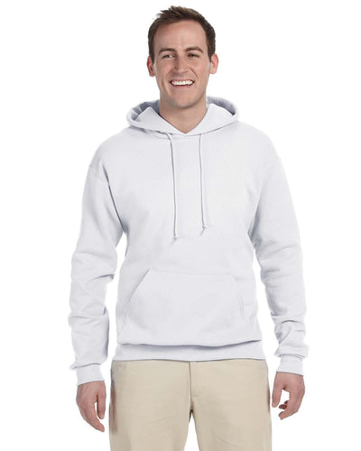 Jerzees 50/50 Hooded Sweatshirt 996 | White - Front