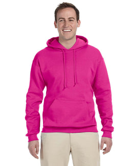 Jerzees 50/50 Hooded Sweatshirt 996 | Cyber Pink - Front