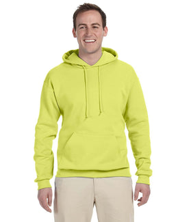 Jerzees 50/50 Hooded Sweatshirt 996 | Safety Green - Front