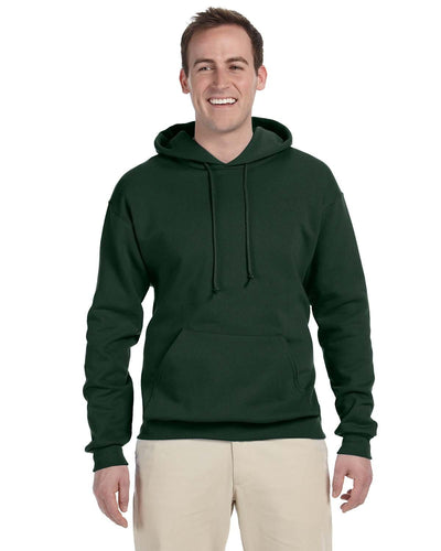 Jerzees 50/50 Hooded Sweatshirt 996 | Forest Green - Front