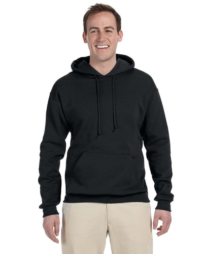 Jerzees 50/50 Hooded Sweatshirt 996 | Black - Front