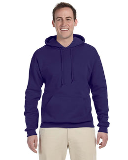 Jerzees 50/50 Hooded Sweatshirt 996 | Deep Purple - Front