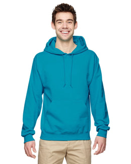Jerzees 50/50 Hooded Sweatshirt 996 | California Blue - Front